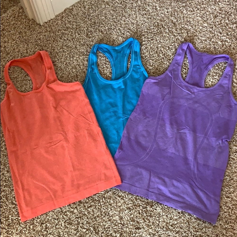❌SOLD❌Lululemon swiftly tech tank top bundle
